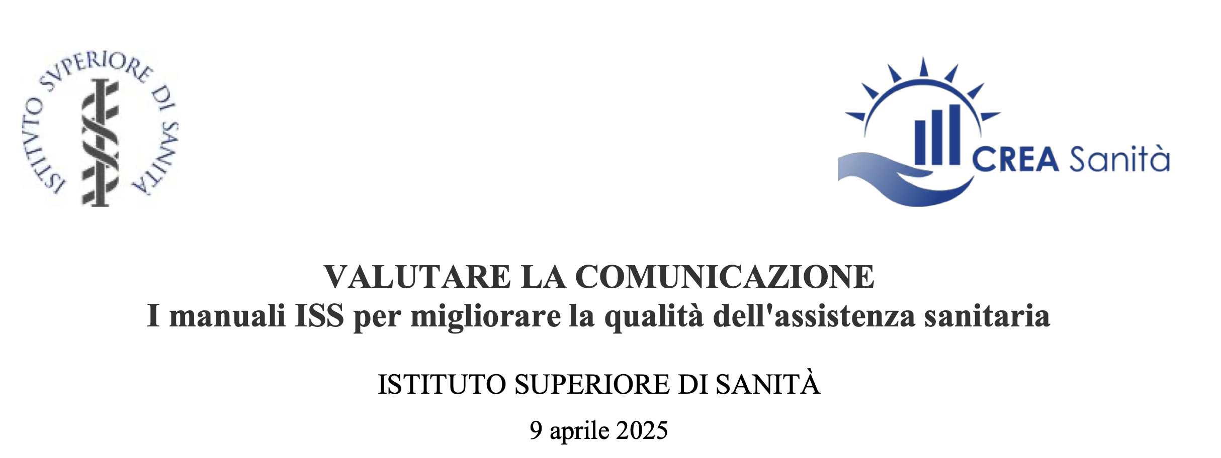 Manuali Iss per migliorare la qualità dell'assistenza sanitaria